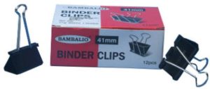 Bambalio Binder Clip 41mm Pack of 12Pcs.