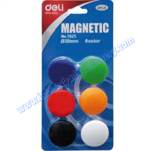 Magnetic board Button Assorted Colour Pack of 6pcs.