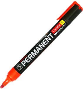Camlin Permanent Bullet Tip Marker Pen 2.5mm,Red