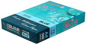 A/4 Colour  Printer Paper 75gsm (Pack of 500 sheet ) Blue