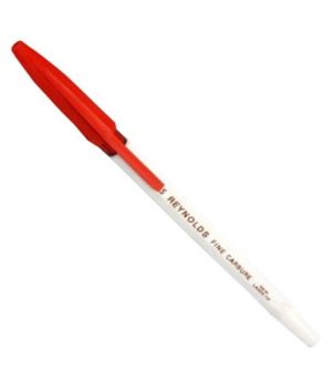 Reynolds 045 Fine Carbure Ball Pen,Red