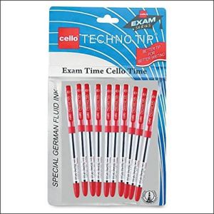 Cello-Technotip-Ball-Point 0.6mm,Red