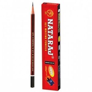 Nataraj  Pencils 621,HB Pack of 10 Pcs. Black