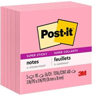 Post it Sticky Notes 3X3 (100 sheet ,76x76mm ),Pink