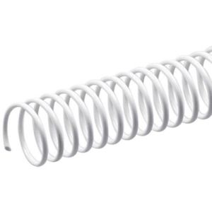 Plastic Binding Spiral Ring White