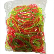 Nylon Rubber Band 100Grm. Assorted