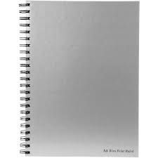 1/4 Wiro Spiral  Note Pad 80 Page Ruled