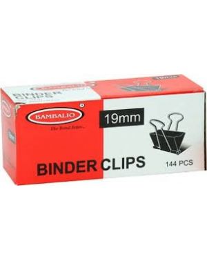 Bambalio Binder Clip 19mm Pack of 12Pcs.