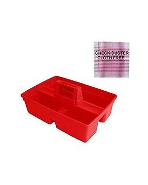  Handy Caddy Bucket with Duster Cloth 