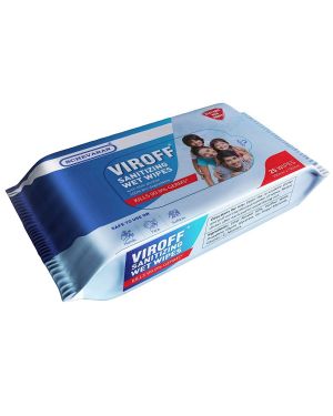 Viroff Alcohol based Sanitizing Wet Wipes