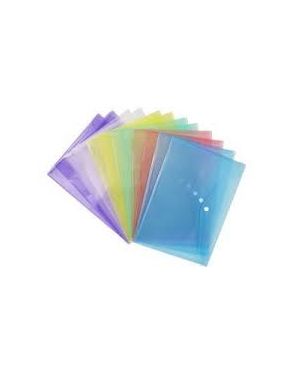 F/C Plastic Button Folder  Assorted Colour