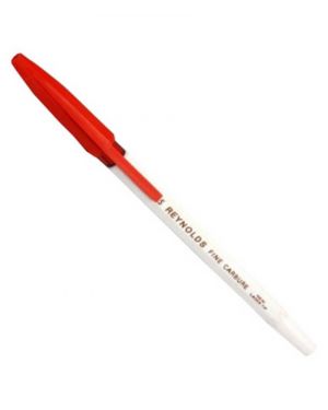 Reynolds 045 Fine Carbure Ball Pen,Red