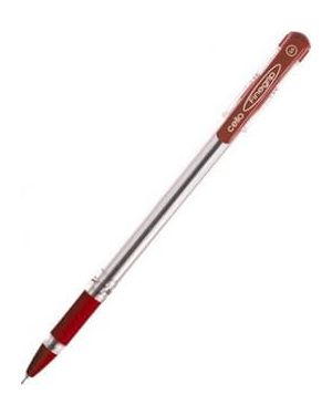 Cello-Fine-Grip-Ball Pens 0.5mm,Red